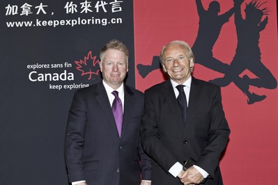 加拿大旅游局董事會成員 Rod Taylor ，加拿大旅游局中國區首席代表 高平（Derek Galpin）