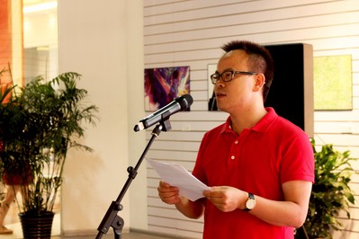 圖為驢媽媽首席市場營銷官兼國內游總經理王小松分享四季上海旅游攻略